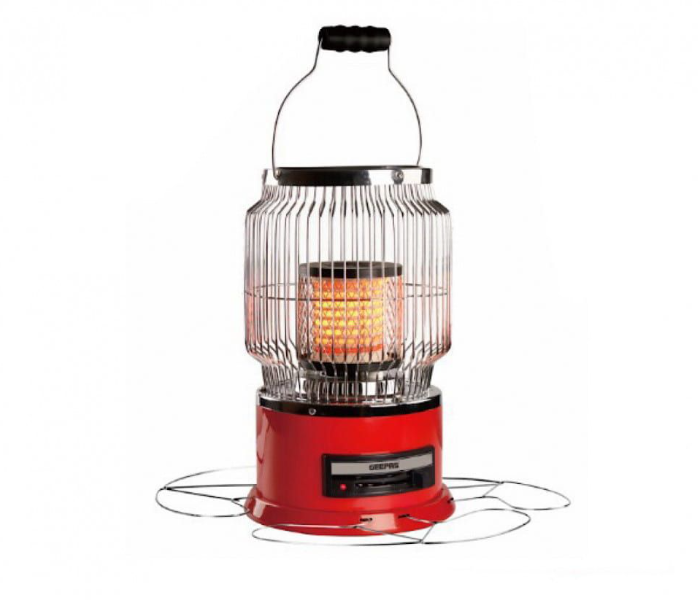 Geepas GRH28506 2000 Watts Electric Heater - Red and Black - Zoom Image