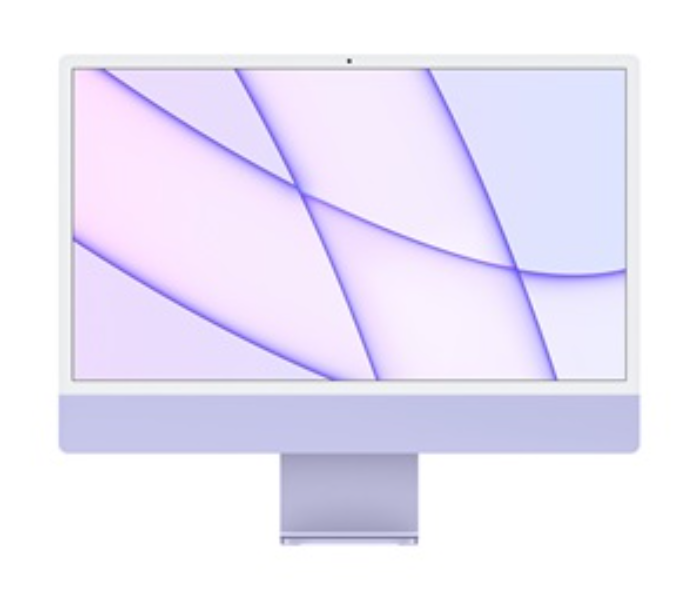 Apple Z131001NY iMac 24 Inch 2021 M1 Chip 8 Core CPU 8 Core GPU 16GB RAM 2TB Storage - Purple - Zoom Image 2