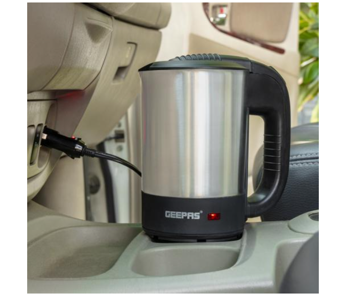 Geepas GK38047 0.5 Litre 250 Watts Stainless Steel Truck Kettle - Silver and Black - Zoom Image 4