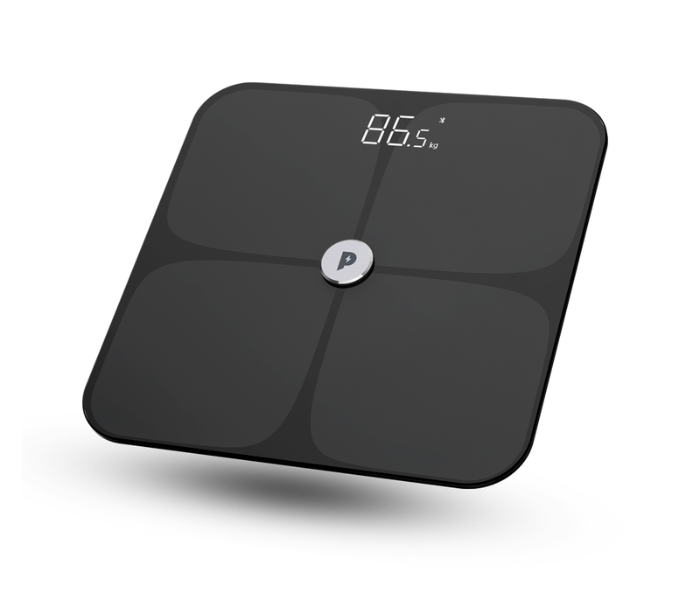 Powerology PWFSSCBK Wi-Fi Body Weighing Scale - Black - Zoom Image 1