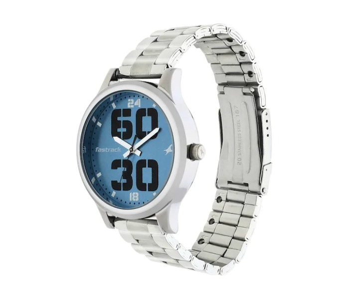 Fastrack 38051SM09 Stainless Steel Analog Watch for Men - Silver - Zoom Image 2