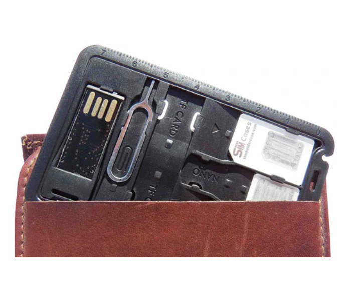 C11 8-in-1 SIM Card Tool and Holder - Black - Zoom Image 8