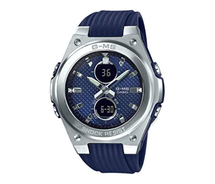 Casio MSG-C100-2ADR Analog-Digital Watch for Women - Blue - Zoom Image 1