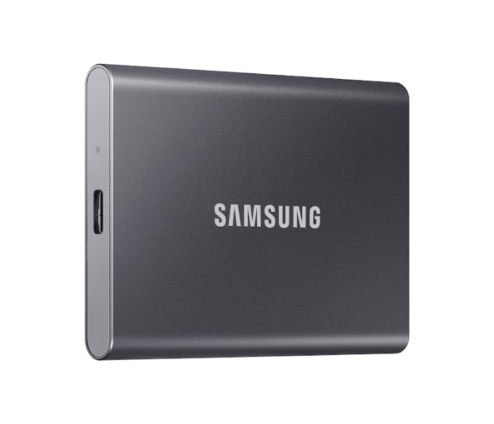 Samsung MU-PC2T0T T7 Portable SSD 2TB USB 3.2 External Solid State Drive - Grey - Zoom Image 1