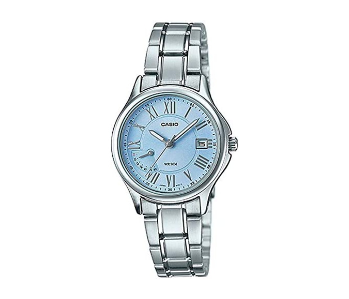 Casio LTP-E116D-2AVDF Analog Watch for Women - Silver - Zoom Image