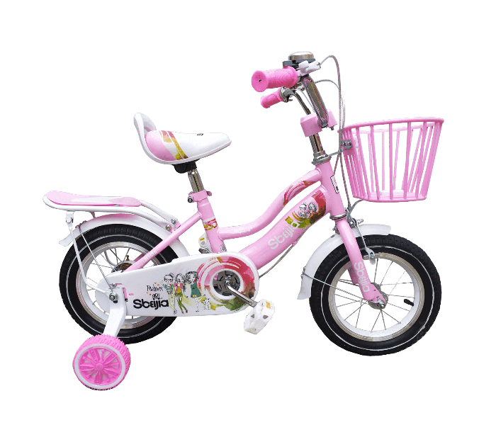 Alligator 2 -p Beautiful 12 Inch Bicycle For Kids - Pink - Zoom Image