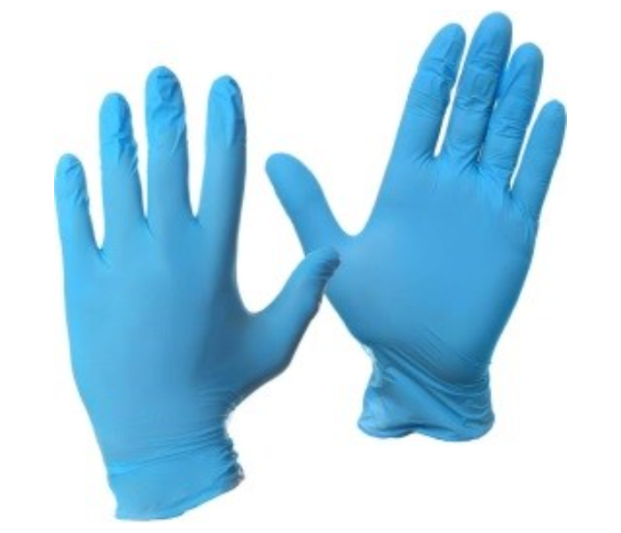 Pack of 100 Pieces Large Nitrile Gloves - Blue - Zoom Image