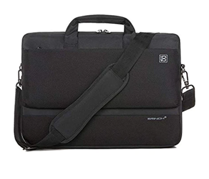 Brinch BW-203 15.6 Inch Stylish Laptop Shoulder Bag - Black - Zoom Image 1