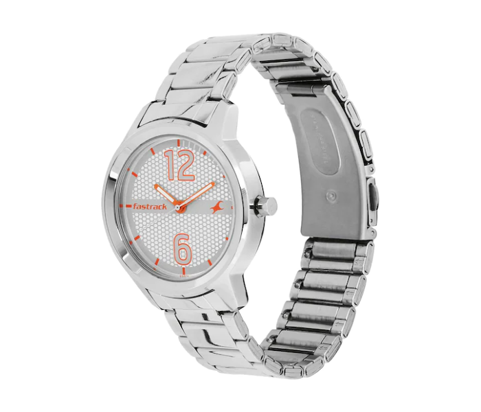 Fastrack 6169SM01 Loopholes Stainless Steel AnaloG Watch for Women - Silver - Zoom Image 2