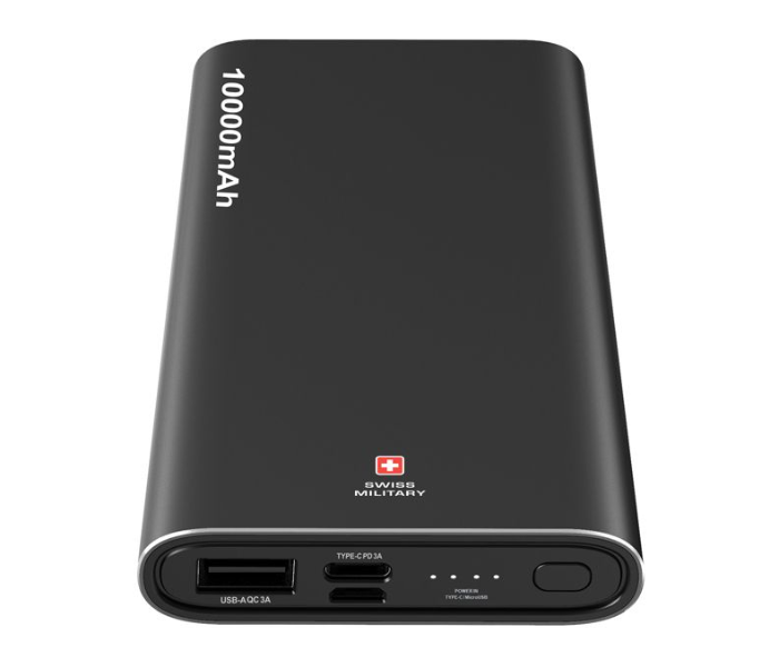 Swiss Military Chandoline 10000mAh Power Bank - Black - Zoom Image 1