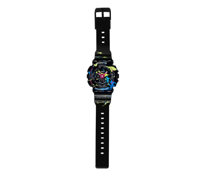 Casio BA-120SPL-1ADR Baby-G Analog-Digital Watch for Women - Black - Zoom Image 3