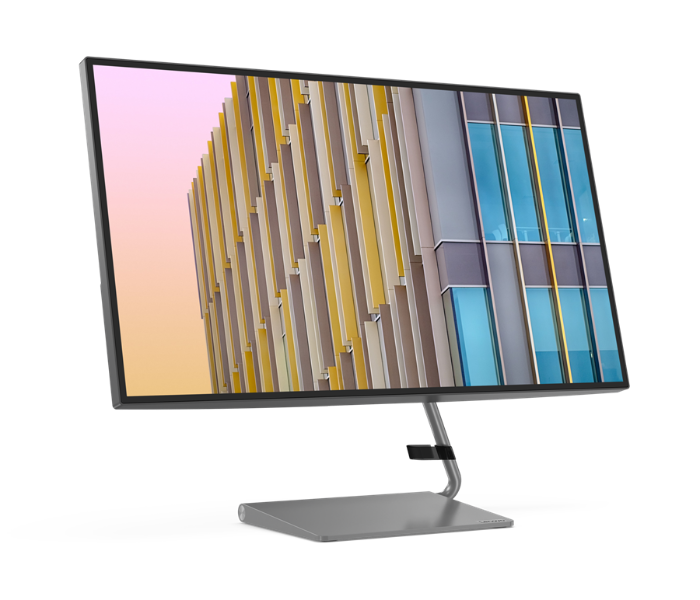 Lenovo 66A7GAC2UK Q27h-10 27 Inch QHD LED Backlit LCD Hub Monitor - Grey - Zoom Image 1