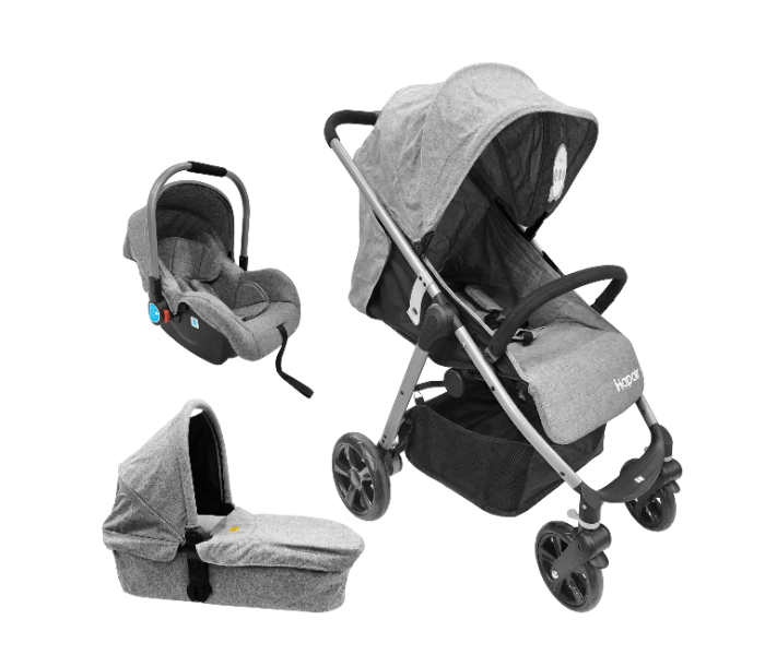 Mapair 115 -grey Easy 3 In 1 Single Stroller For Babies - Grey - Grey - Zoom Image