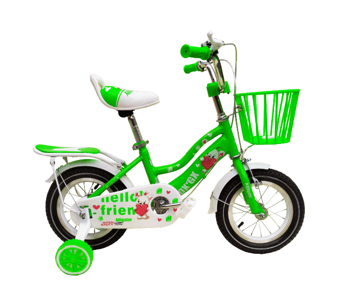 Alligator 3 -g Beautiful 14 Inch Bicycle For Kids - Green - Zoom Image