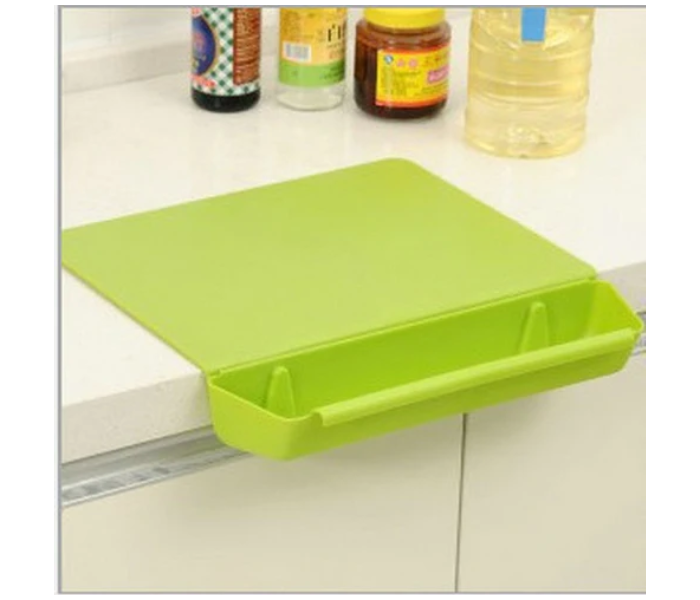 KB-211 2 in 1 Cutting Board with Removable Slot Bin - Green - Zoom Image 2