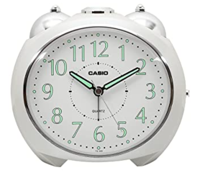 Casio TQ-369-7DF Analog Table Clock - White - Zoom Image 1