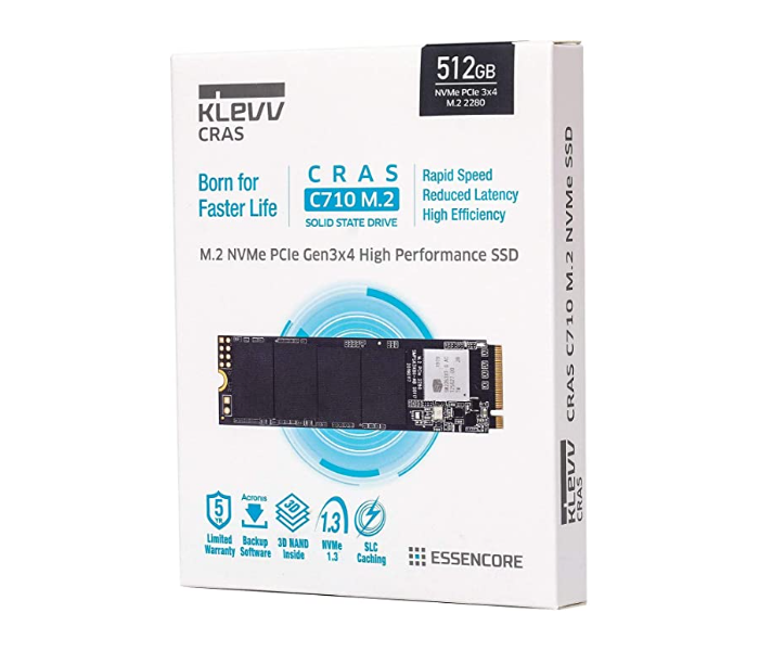 Klevv K512GM2SP0-C71 CRAS C720 M.2 SSD 512GB Internal Solid State Drive - Zoom Image 6