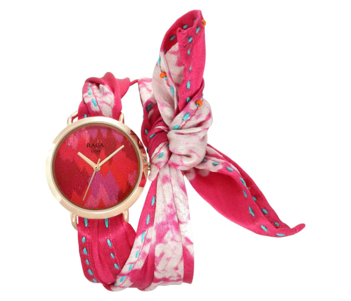 Titan 95080WF01 Raga Twirl Analog Watch for Women - Pink - Zoom Image 1