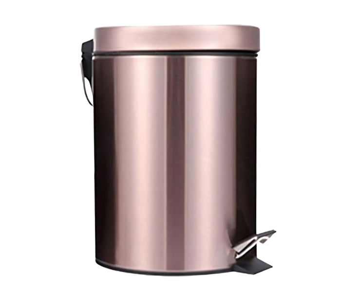 Stainless Steel Dust Bin 5 Litre - Gold - Zoom Image