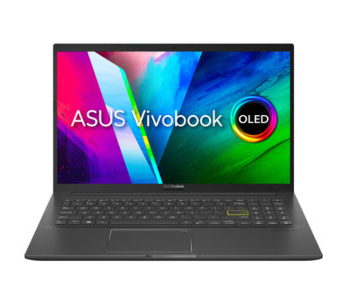 Asus K513EQ-OLED1B5W Vivobook 15 Slim Laptop 15.6 Inch FHD Intel Core i5-1135G7 Processor 8GB RAM 512GB SSD 2GB Nvidia GeForce MX350 Graphics Windows 11 Home - Black - Zoom Image 1