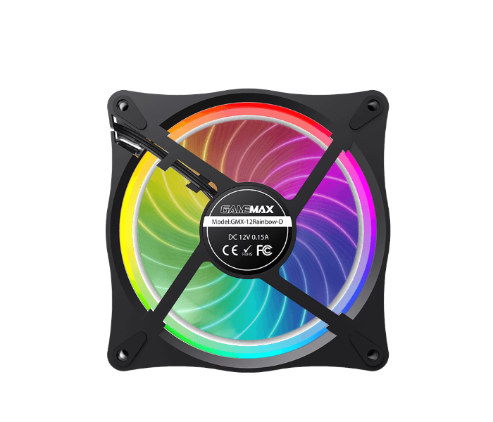 G-Max RL300 TRI Pack 120MM Cooling Case Fan - Zoom Image 4