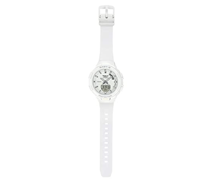 Casio BSA-B100-7ADR Baby G Analog-Digit Watch for Women - White - Zoom Image 5