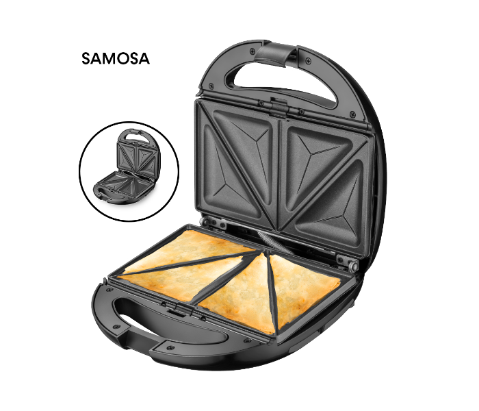 Impex SW 3605 850 Watts 3 In 1 Sandwich Maker - Black - Zoom Image 5