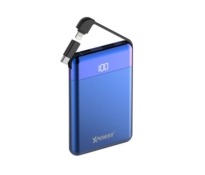 XPower PB8A 8000mAh Power Bank - Blue - Zoom Image