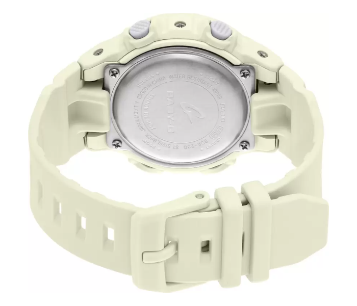 Casio BGA-230-7B2DR Baby-G Analog-Digital Watch for Women - White - Zoom Image 5