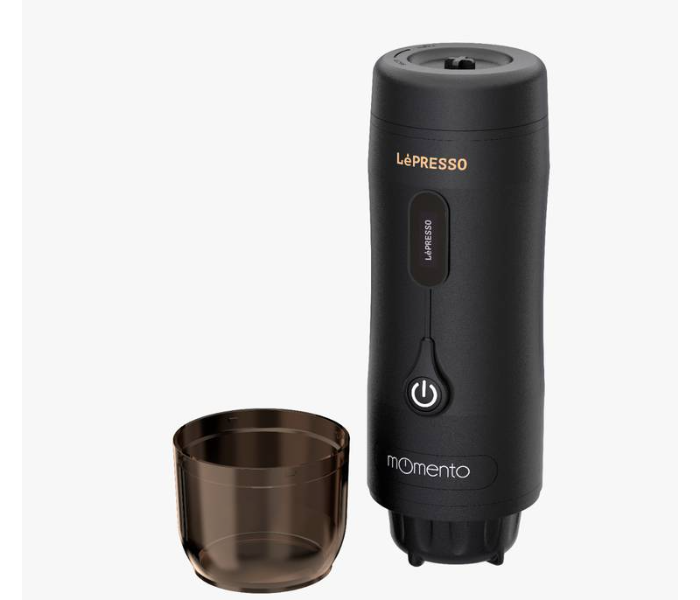 LePresso MNTO100BK Momento Portable Personal Handheld Coffee Machine - Black - Zoom Image 2