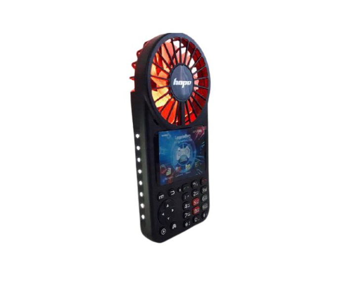 Hope Gaming Mobile Phone with Fan and Power Bank - Black - Zoom Image 2