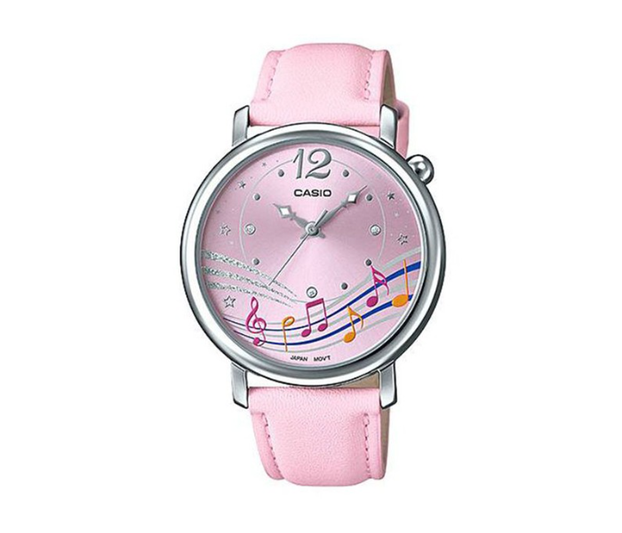 Casio LTP-E123L-4ADF Analog Watch for Women - Pink - Zoom Image