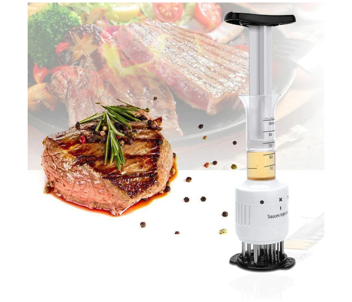 Galaxy Professional Steak Meat Injector Multi Function Tenderizer Needle BBQ Flavor Marinade Sauces Syringe Kitchen Gadgets Meat Tools - Zoom Image 1