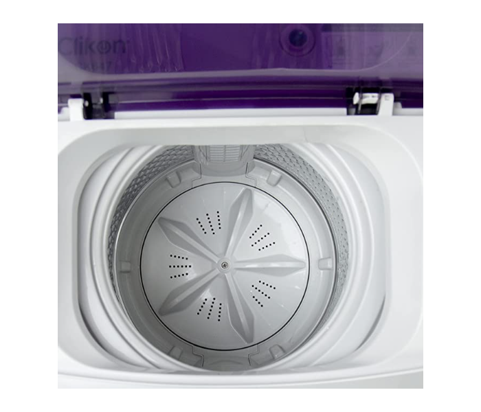 Clikon CK647 420 Watts Top Load Fully Automatic Single Tub Washing Machine - White - Zoom Image 5