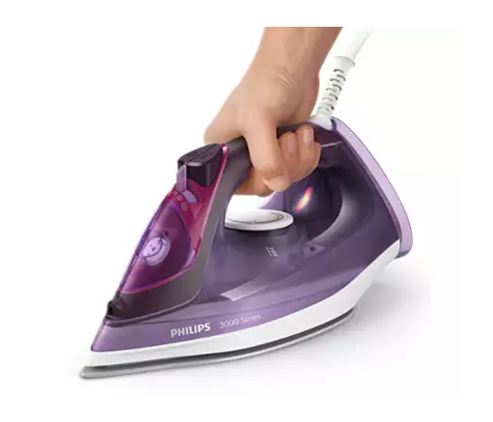 Philips DST3041/36 2600 Watts 3000 Series Steam Iron - Purple and White - Zoom Image 4