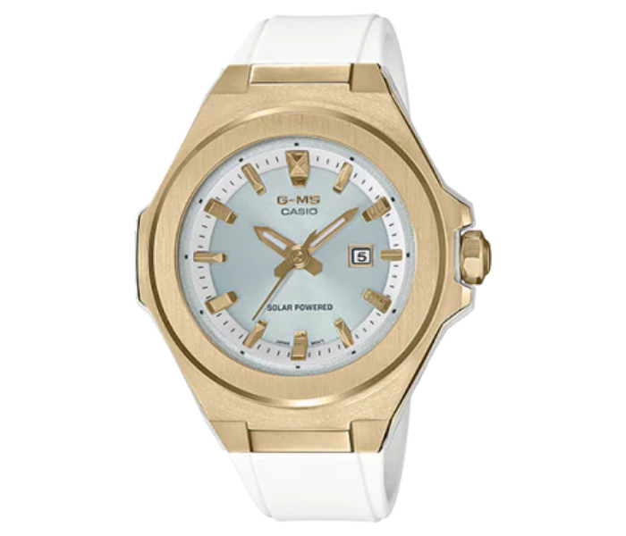 Casio MSG-S500G-7ADR Analog-Digital Watch for Women - White - Zoom Image