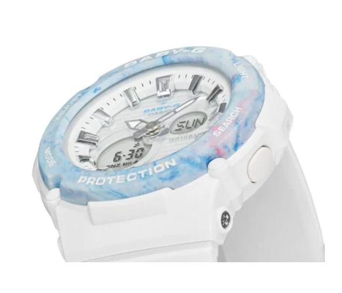 Casio BGA-270M-7ADR Baby-G Analog-Digital Watch for Women - White - Zoom Image 2