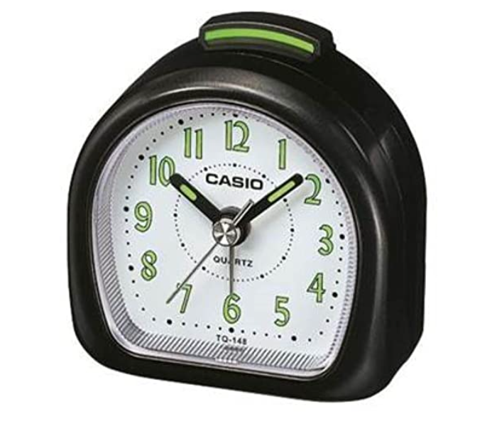 Casio TQ-148-1DF Abstract Analog Table Clock - Black - Zoom Image