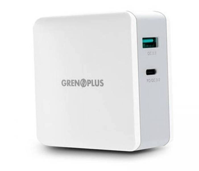 Grenoplus 65 Watts PD USB C Wall Charger - White - Zoom Image