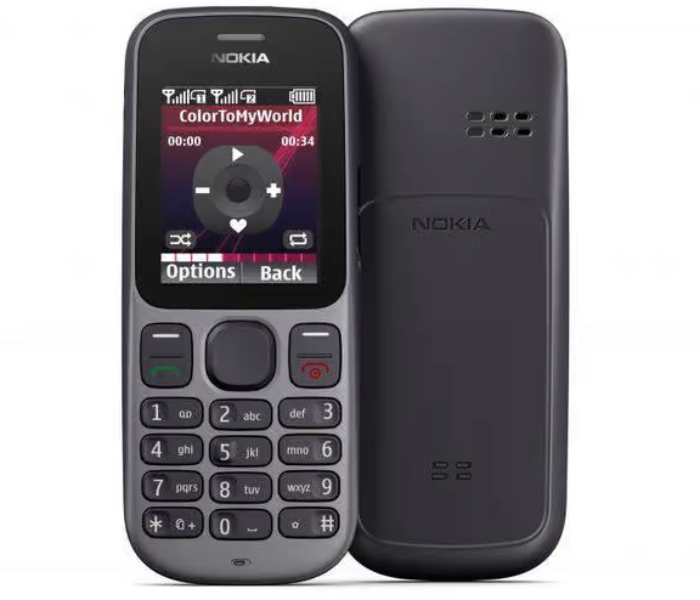 Nokia 101 Dual Sim Music Player Refurbished Mobile Phone - Black - Zoom Image 1