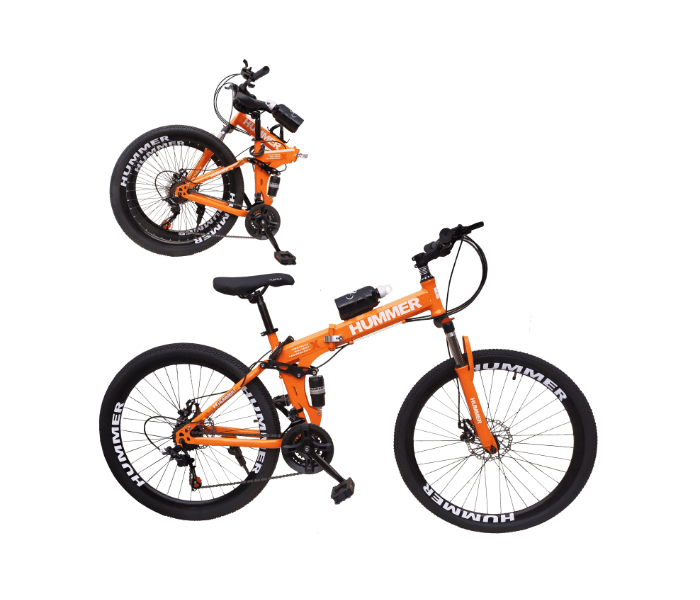 Hummer 24 -o Better Folding Wire Bicycle 24 Inch Bicycle for Kids - Orange - Zoom Image