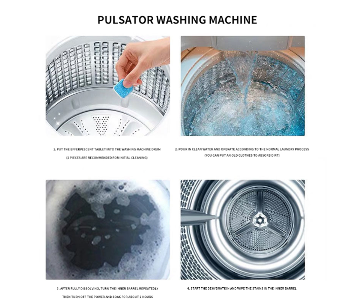 Galaxy Washing Machine Effervescent Tablet Cleaning Drum Pulsator  - Zoom Image 4