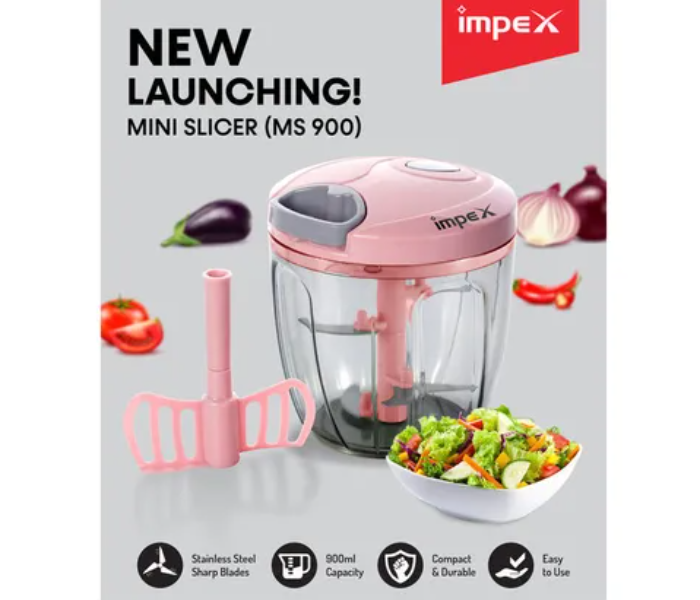 Impex MS 900 900ml Mini Slicer And Chopper - Zoom Image 3