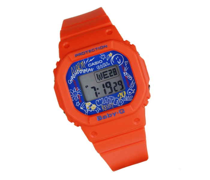 Casio BGD-560SK-4DR Baby-G Digital Watch for Women - Red - Zoom Image 1