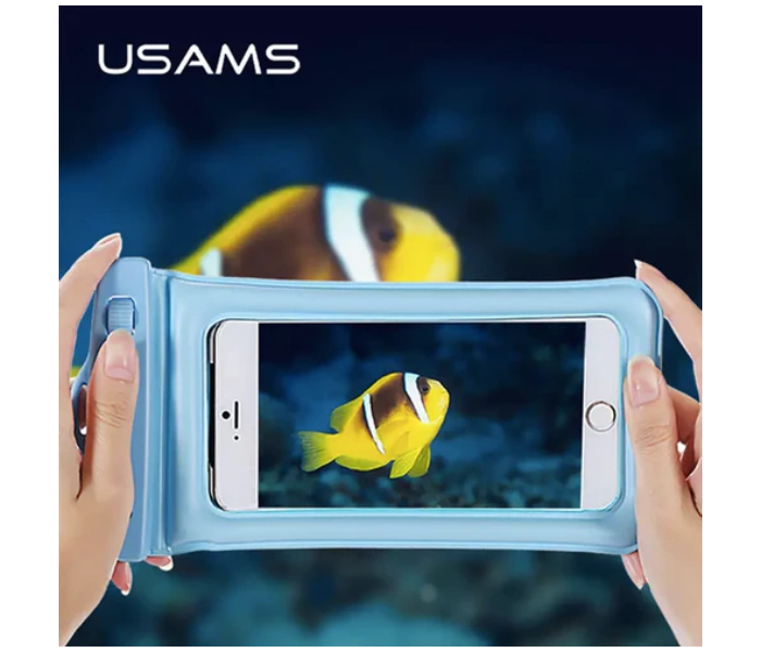 U24 Usams Waterproof Mobile Phone Bag - Blue - Zoom Image 3