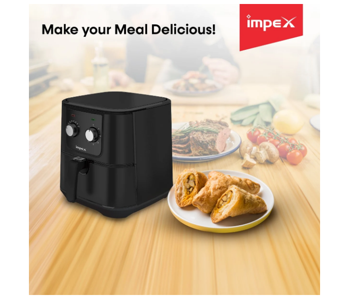 Impex AF 4304 6 Litre Mechanical Air Fryer - Black - Zoom Image 4