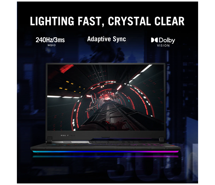 Asus ROG STRIX SCAR 17 G733CX-LL006W 17.3 Inch WQHD Intel Core i9 12900 HX Processor 32GB RAM 2TB SSD 16GB NVIDIA RTX 3080Ti Graphics Windows 11 Home - Black - Zoom Image 8