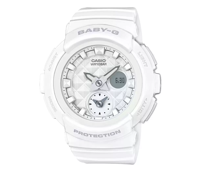 Casio BGA-195-7ADR Baby G Casual Analog-Digital Watch for Women - White - Zoom Image 1