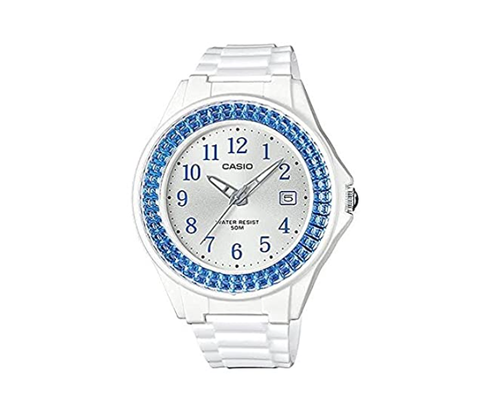 Casio LX-500H-2BVDF Analog Watch for Women - White - Zoom Image