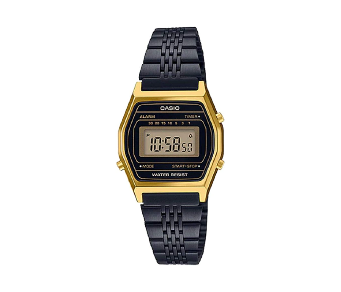 Casio LA690WGB-1DF Vintage Series Unisex Digital Watch - Black - Zoom Image 1